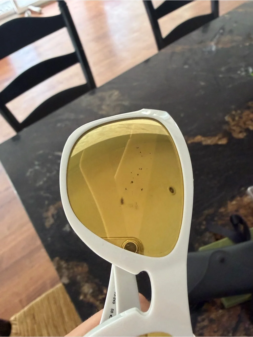 Oakley Jupiter Sunglasses - White / 24K Iridium